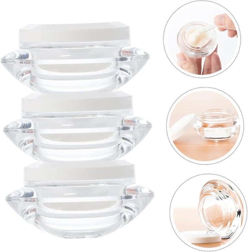3Pcs Travel Size Cream Jars Leak Proof Cosmetic Containers For Creams Lotions Samples - Image 5